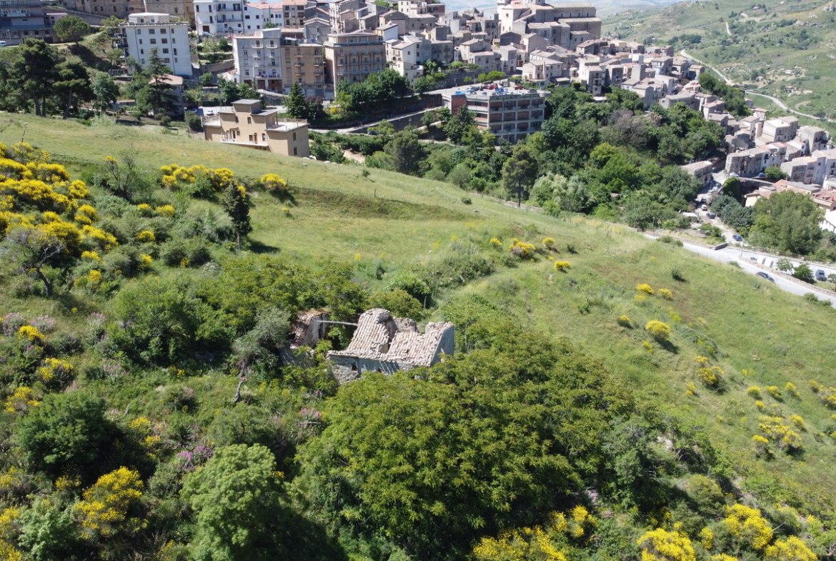 Rudere con annesso terreno di 4 ettari